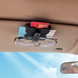 Car Sun Visor Card Holder Multi-function Car Slot Parking Card Storage Box