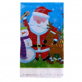 Christmas Disposable Tablecloth Festive Rectangle Oblong Table Cloth Tableware