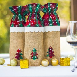 Christmas Red Wine Set Christmas Table Creative Decoration Christmas Red Wine Bottle Bag Champagne