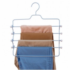 Clothes Pants Scarf Hanger Storage Rack Closet Space Saver Durable Closet Helper