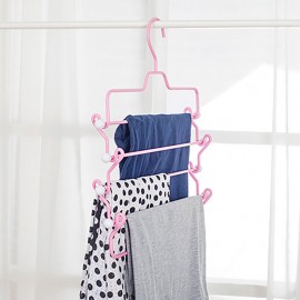 Clothes Pants Scarf Hanger Storage Rack Closet Space Saver Durable Closet Helper