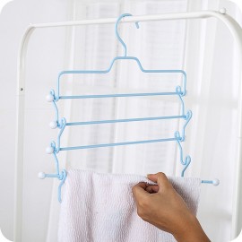 Clothes Pants Scarf Hanger Storage Rack Closet Space Saver Durable Closet Helper