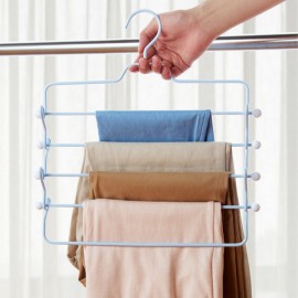 Clothes Pants Scarf Hanger Storage Rack Closet Space Saver Durable Closet Helper