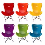 Colorful Chair Model Storage Rack Creative Storage Shelves Home Decoration