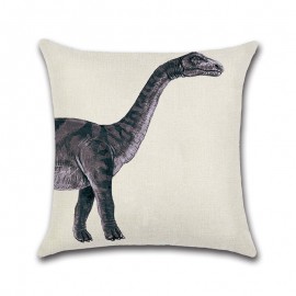 Cotton Linen Animals Whale Elephant Dinosaur Cushion Cover Square Home Decorative Pillowcase