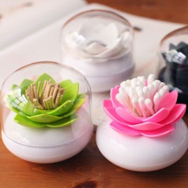 Cotton Swab Holder Toothpick Storage Box Cotton Bud Case Household Organizer Home Decorate