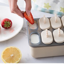 Creative Home-Made Ice Cream Mould Ice Cube Popsicle Ice Box Ice Cream Popsicle Ice Mold Box Set