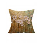 Creative Painting Linen Pillowcase Sofa Home Cushion Pillowcase