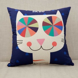 Cute Animal Pattern Cushion Cover Squre Sofa Bed Pillowcase Car Home Deco Cushion