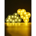 Cute Cloud LED Night Light Wall Battery Lamp Baby Kids Bedroom Home Decor