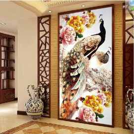 Diamond Painting Peacock DIY Sticker 5D Drill Kits cross Stitch Decor Craft Wall Art Decoration Gift Animal Special Decoration Home