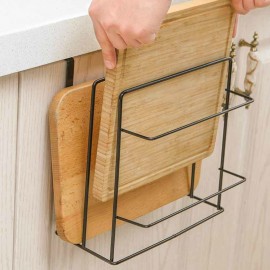 Double Chopping Board Wrought Iron Free Punching Wall Hanging Cabinet Rack