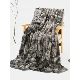 Double Sided Tie-Dyed Blanket Sofa Cover Blanket Lunch Break Blanket