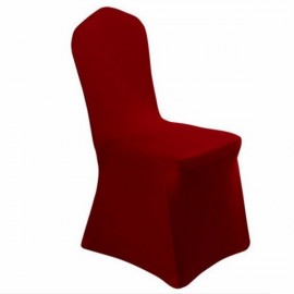 Elegant Solid Color Elastic Stretch Chair Seat Cover Computer Dining Room Hotel Party Decor