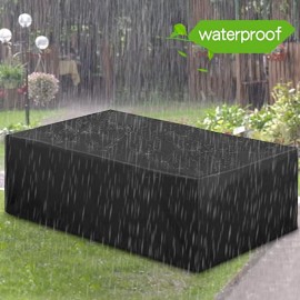 Essort Patio Furniture Covers, Extra Large Outdoor Furniture Set Covers Waterproof, Rain Snow Dust Wind-Proof, Anti-UV