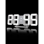 FanJu FJ3208 LED Digital 3D 8-Shape Clock Creative Table Alarm Clock  Wall Clock Time Temperature Display