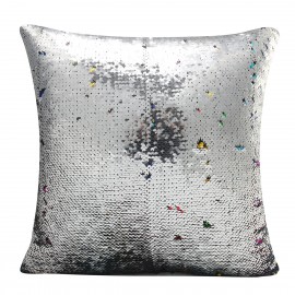 Fashion Sequin Magic Mermaid Throw Pillow Cover Swipe Sofa Cushion Case Decor