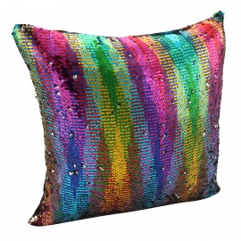 Fashion Sequin Magic Mermaid Throw Pillow Cover Swipe Sofa Cushion Case Decor