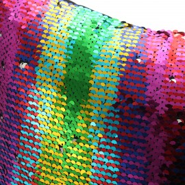 Fashion Sequin Magic Mermaid Throw Pillow Cover Swipe Sofa Cushion Case Decor