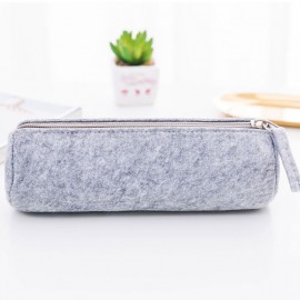 Felt Pencil Bag School Office Supplies Stationery Pouch Purse Makeup Storage Bags