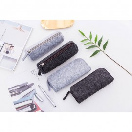 Felt Pencil Bag School Office Supplies Stationery Pouch Purse Makeup Storage Bags