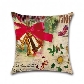 Festive Pillowcase Car Cushion Cover Linen Pillowcase Home Textile