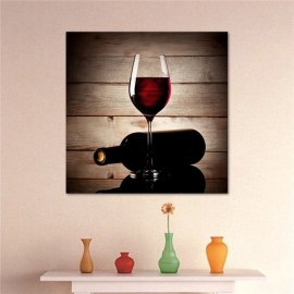 Framed Wine Abstract Canvas Painting Picture Photo Print Wall Art Home Decor