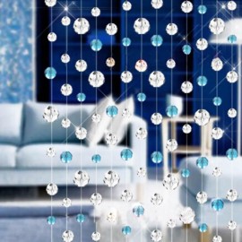 Glass Crystal Bead Curtain Luxury Living Room Bedroom Window Door Wedding Decor