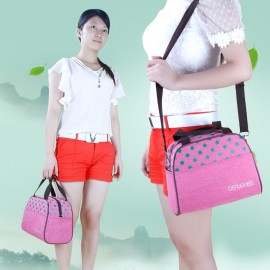 Hand Carry and Shoulder Messenger Bag Travel Picnic Insulated Lunch Tote Bag