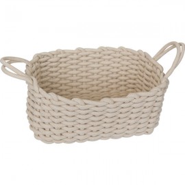 Hand-woven Cotton Rope Storage Box Simple Storage Basket Snack Key Desktop Debris Basket