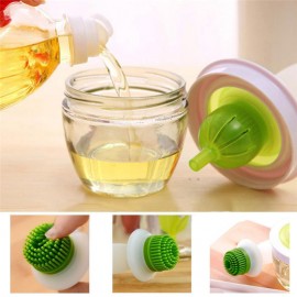 Handy Kitchen Tool Grill Oil Bottle Brushes Set Tool Silicone Bake BBQ Honey Oil Brush