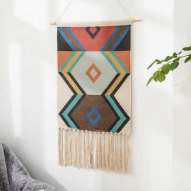 Hanging Cloth Tassel Tapestry  Hand-woven Tassel Hanging Art Tassel Tapestry