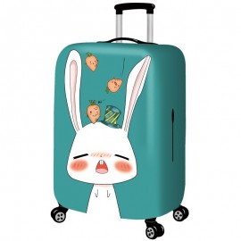 Honana Cute Cartoon Rabbit Elastic Luggage Cover Durable Suitcase Protector