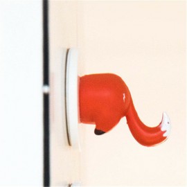 Honana Lovely Animal Tail Rubber Hook Key Towel Hanger Holder Home Hooks