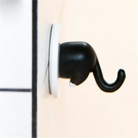 Honana Lovely Animal Tail Rubber Hook Key Towel Hanger Holder Home Hooks