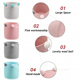 Household Hair Ball Storage Basket Laundry Basket Toy Storage Basket Dirty Clothes Storage Bucket