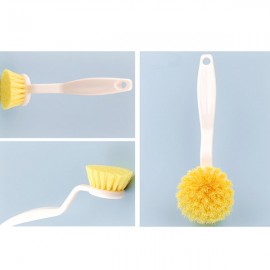 Japanese Style Simple Style White Pot Cleaning Brush