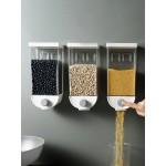 Kitchen Wall-Mounted Storage Tank Cereal Rice Bean Sealed Can Oatmeal Dispenser Wholesale