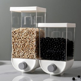 Kitchen Wall-Mounted Storage Tank Cereal Rice Bean Sealed Can Oatmeal Dispenser Wholesale