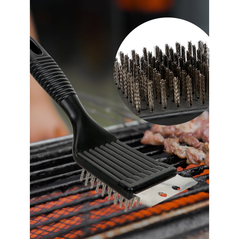 Kitchen Wire Bristles Cleaning Brushes Barbecue Grill Cleaning Brush BBQ Cleaning Tools Outdoor Home BBQ Accessories