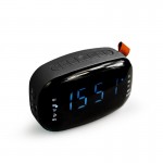 LED FM Radio Digital Alarm Clock with Sleep Timer Snooze Fuction Compact Digital Modern Desig