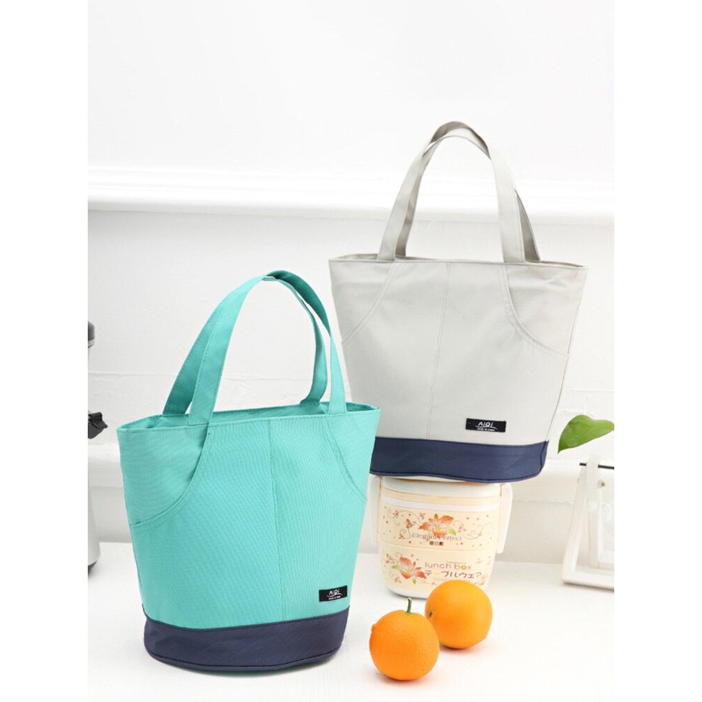 Large Capacity Lunch Bag Picnic Lunch Bag Food Container Insulated Cooler Bag Ice Bag