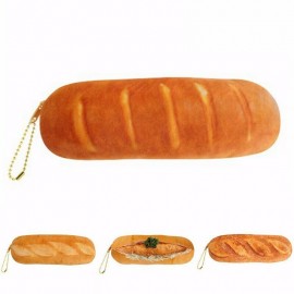 Lifelike French Bread Pencil Case Pen Bag Stationery School Office Supplies