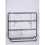 Metal Jewelry Display Stand Desktop Shelf Earring Necklace Bracelet Stand Holder Storage Rack