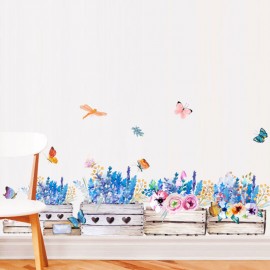 Miico Flower Wall Sticker Children’s Room And Kindergarten Decorative Wall Sticker DIY Stick