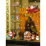 Miico SK9245 Christmas Sticker Cartoon Animals Wall Stickers Removable For Christmas Decoration