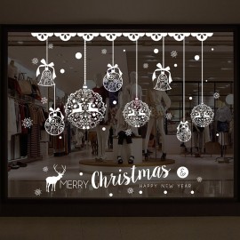 Miico XH7243 Christmas Sticker Home Decoration Sticker Window and Wall Sticker Shop Decorative Stick