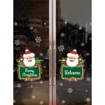 Miico XH7245 Christmas Sticker Home Decoration Sticker Window and Wall Sticker Shop Decorative Stick