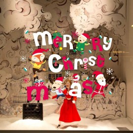 Miico XL616 Christmas Sticker Home Decoration Sticker Window and Wall Sticker Shop Decorative