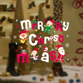 Miico XL616 Christmas Sticker Home Decoration Sticker Window and Wall Sticker Shop Decorative